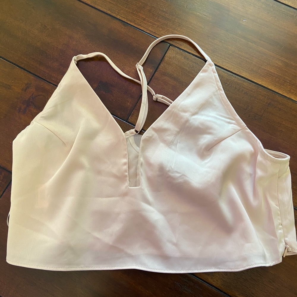 LF satin tank